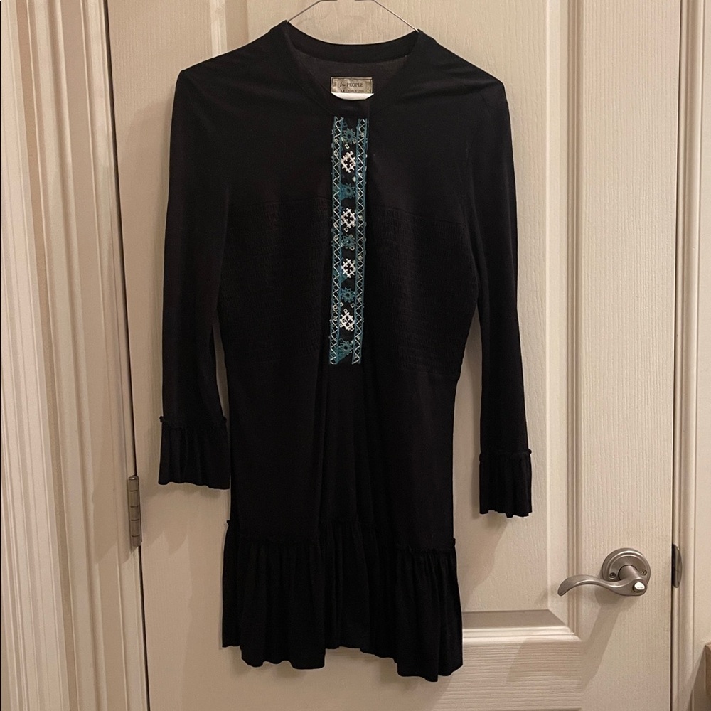 Vintage Free people blue embroidery bought in 2000.